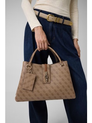 Guess Yvonne Logo Hobo Çanta  HWSG2378060