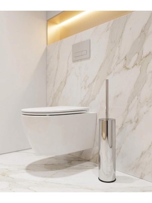 Elovias System Tuvalet Fırçalığı Krom Renk (BA4018 009 CR)