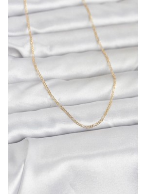 Bin1çeşit cm 14K Renk 60 cm Zincirli Kadın Kolye