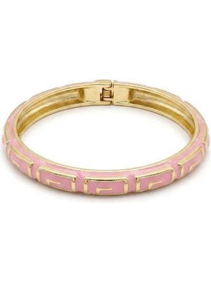 Mudanis Mineli Bilezik - Pembe — Renk: Pembe