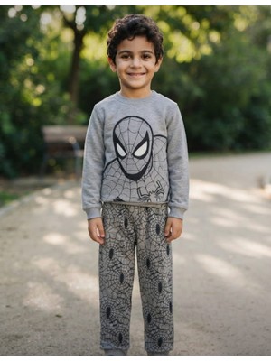 Zelhan Junior Örümcek Adam Desenli Eşofman Takımı