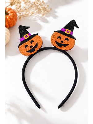 Vitrinmixmini %100 EL YAPIMI HALLOWEEN CADI FİGÜRLÜ TAÇ-KUTULU
