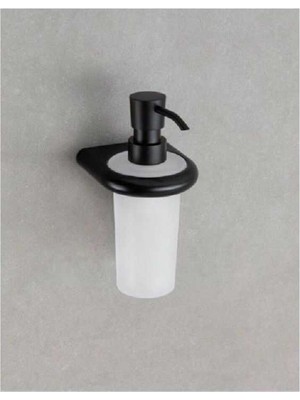 Elovias System Dorado Duvara Monte Sıvı Sabunluk Cam/Siyah Renk (BA1020 006 AL6-C1)