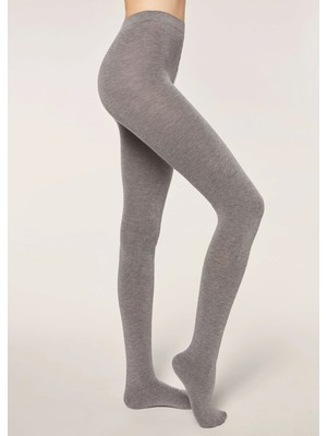 Calzedonia Calzedonıa Matt Cashmere And Modal Blend Opaque Tights