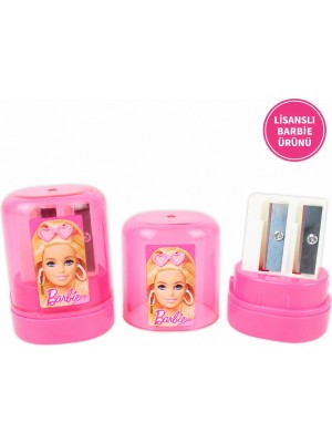 Bakgelal Barbie Çift Delikli Hazneli Kalemtıraş – 2 Bölmeli Kalemtıraş | Okul ve Kırtasiye
