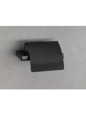 Elovias System Flat Kapaklı Tuvalet Kağıtlığı Siyah Renk (BA1019 010 AL6)