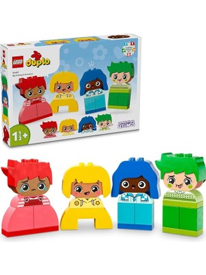 Fimer Duplo Ilk Büyük Duygularım 10415-1 Buçuk Yaş ve Üzeri Çocuklar Için Kişiselleştirilebilir Eğitici Oyuncak Yapım Seti, Doğum Günü Hediyesi Fikri (23 Parça)
