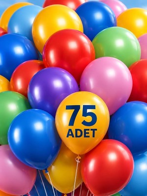 Fimer Balon 75 Li Karışık Renk Parti Doğum Günü Kutlama Özel Günler