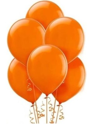 Fimer Marifetlerim - Metalik Turuncu Balon 12 Inch 10 Adet
