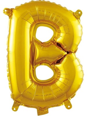 Fimer Harfi 16 Inç Gold Renk Folyo Balon 36 cm (Altın)