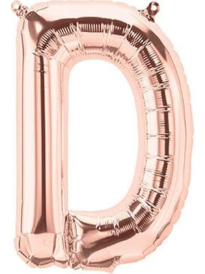 Fimer D Harfli Rose Gold Balon 100 cm Folyo Balon