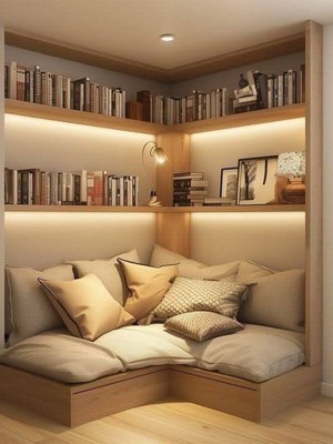 Grcstyle Sandıklı Ledli Kitaplık, Ledli Raf