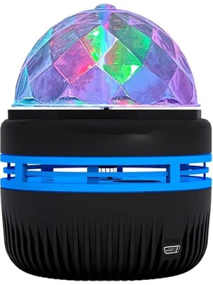 Fimer Usb'li, 3 Watt, Sihirli Rgb, Led, Disko Topu,