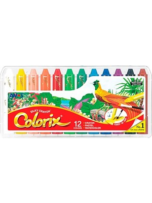 Amos CRX5PC12 Colorix Üçü Bir Arada 12'li Pp Kutu, Çok Renkli