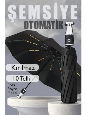 Maison Luré Tam Otomatik Roll Royce Model Şemsiye 10 Fiber Tel