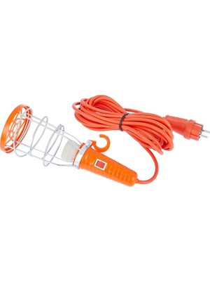 Ahes E27 Duylu Seyyar Lamba Baladoz 220 Volt Anahtarlı 7,5 Metre Kablolu
