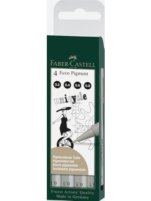 Ahes Pigment Çizim Kalemi Seti, 4’lü Siyah, 0.2 / 0.4 / 0.6 / 0.8 mm Uç, Su ve Işık Geçirmez Mürekkep, Cetvel ve Şablon Uyumlu