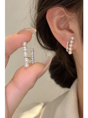 Atalya Accessory Inci Detaylı Kadın Küpe – Taşlı Şık Kadın Küpe