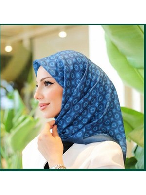 Efdal Şal & Eşarp Mosaic Desen Ithal Iplikli Soft Eşarp