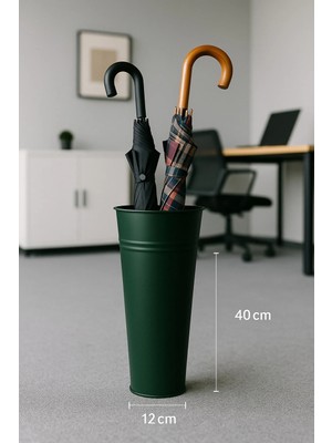 Maison Luré Özel Boyalı Metal Organizasyon Vazosu [yeşil] Şemsiye