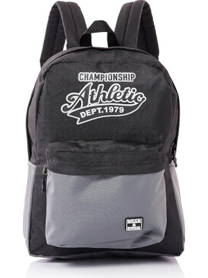 Ahes Athletic Single Unisex Çocuk Sırt Çantası Siyah Standart