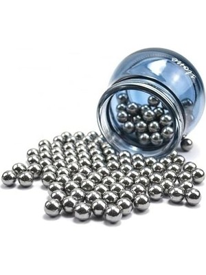 Ahes Magnet 100 Adet - Çelik Bilya, 9 Mm, Çok Amaçlı Tane Demir Misket Rulman Bilye
