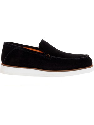 Cacharel Lacivert Loafer Ayakkabı