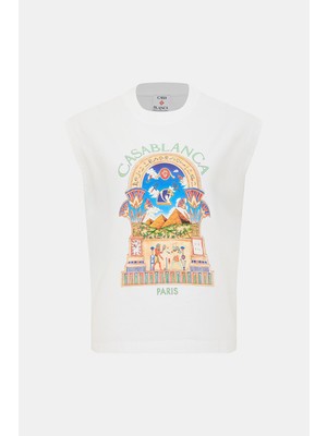 Casablanca Beyaz T-Shirt
