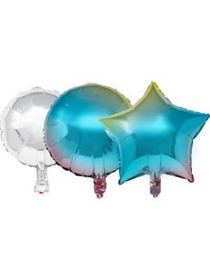Ahes - Doğum Günü Kutlaması, 1 Çelenk, 1 Taç, 4 Trompet, 5 Balon Balonu, Balon Şişirmek Için Pipet