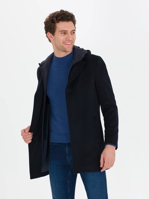 Cacharel Lacivert Slim Fit Mont