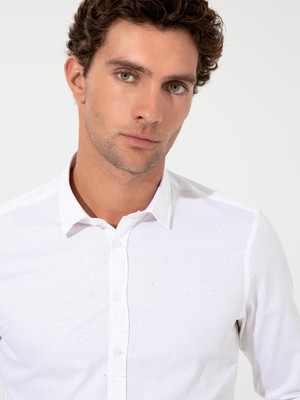Cacharel Beyaz Slim Fit Gömlek
