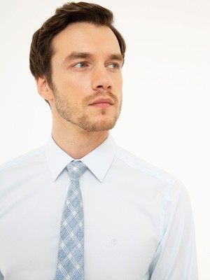 Cacharel Açık Mavi Slim Fit Basic Gömlek