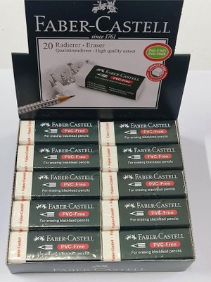 Ahes Castell Silgi-Faber-Castell Büyük Boy Beyaz Silgi-5 Adet