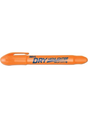 Ahes Hldor Amos Dry Highliter Jel Fosforlu Kalem, Turuncu, Turuncu