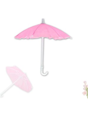 Maison Luré Dekoratif Süs Şemsiyesi, 25 cm - Pembe