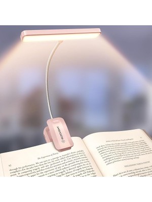 Ahes 26 Göz Bakımı LED Okuma Işığı, Daha Geniş Işınlı Kitap Işığı