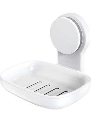 Ahes Duş Duvarı Için Sabunluk, Deliksiz Tasarım, Güçlü Vakum Emişli, Çıkarılabilir Sabunluk Kabı, Banyo, Küvet ve Mutfak Kullanımı Için Uygun