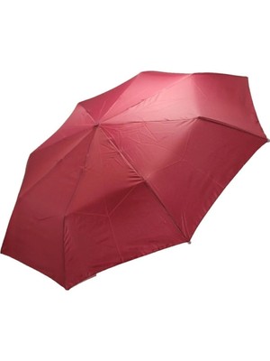 Maison Luré Bordo Tam Otomatik Katlanabilir Unisex Şemsiye