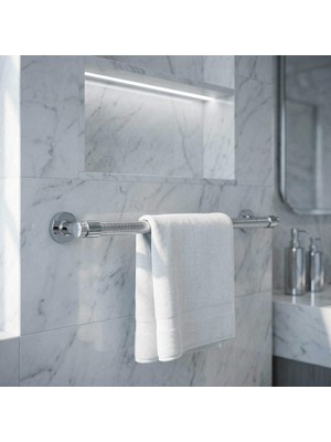 Elovias System Flexu Uzun Havluluk Krom Renk 45cm (BA1035 004 CR)