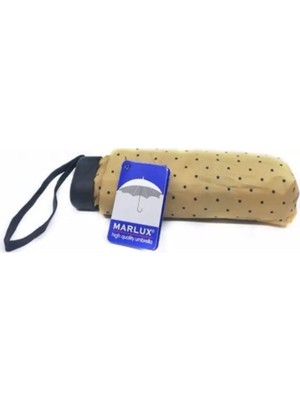 Maison Luré Kadın Bej Mini Cep Şemsiye 17 cm