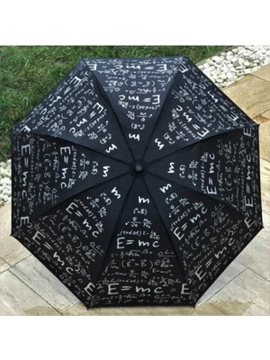 Maison Luré Unısex Siyah Matematik Şemsiye