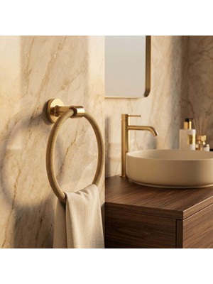 Elovias System Flexu Halka Havluluk Antik Sarı Renk (BA1035 005 ABM)
