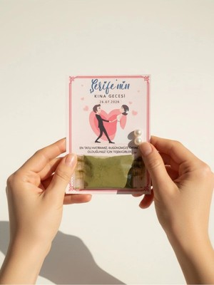 The Bıggest Impact 100 Adet Dans Eden Gelin Damat Tasarımlı Inci Küpeli Stick Kına - Söz, Düğün ve Kına Hediyeliği