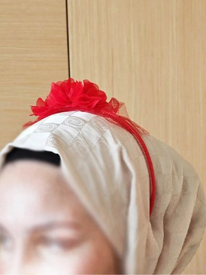 The Bıggest Impact 10’lu Kırmızı Nedime Tacı Seti | Kına, Düğün, Bekarlığa Veda Partileri Için Şık Aksesuar