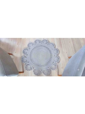 Doğal Jüt Ip El Yapımı Salon,mutfak Halısı Hediyelik,çeyizlik,dekoratif, Modern,kilim