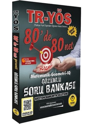 Lisinya Tasarı  Tr Yös Matematik-Geometri-Iq 80 De 80 Net
