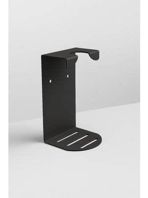 Odea Tek Bölmeli Yapışkanlı Sıvı Sabunluk Standı – Siyah Paslanmaz Metal Duvara Yapıştırılabilir Banyo Organizer – Delmeden Montajlı Şampuanlık Rafı – Suya Dayanıklı (Tekli Sıvı Sabunluk Standı)
