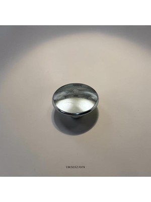 Odea 5 Adet Mantar Düğme Kulp Krom 35 mm – Metal Modern Dolap ve Çekmece Topuz Kulpu