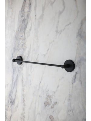 Mythriva Maxted 45 72 cm Havlu Çubuğu Mat Siyah