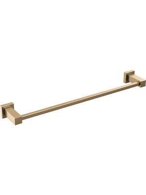 Mythriva Faucet Velum 18-Inç Tek Havlu Çubuğu, Altın Banyo Havluluğu, Duvara Monte Havluluk, Havlu Askısı, Şampanya Bronz IAO20818-CZ